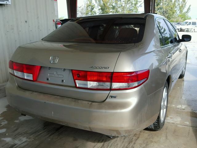 1HGCM66523A044654 - 2003 HONDA ACCORD EX GOLD photo 4