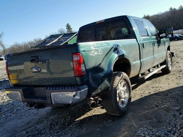 1FTWW3BR0AEA97145 - 2010 FORD F350 SUPER GREEN photo 4