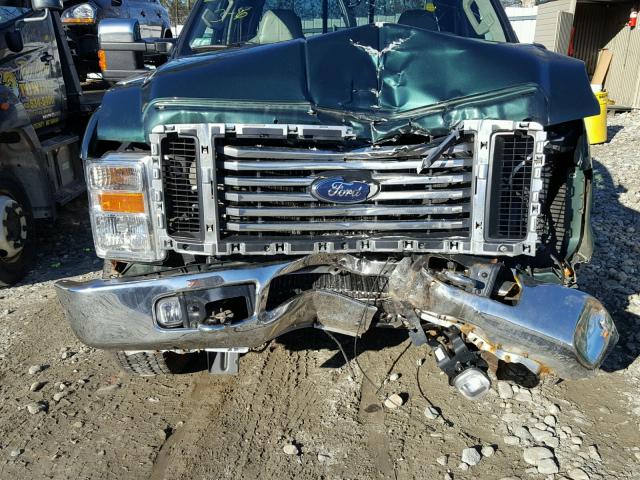 1FTWW3BR0AEA97145 - 2010 FORD F350 SUPER GREEN photo 9