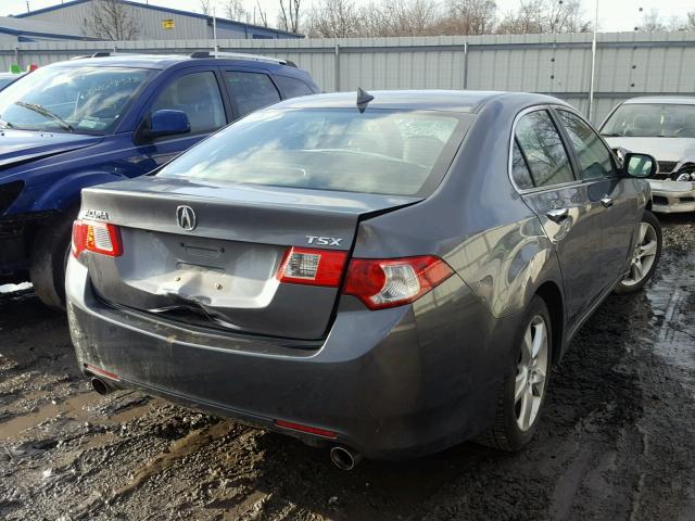 JH4CU2F63AC043786 - 2010 ACURA TSX GRAY photo 4