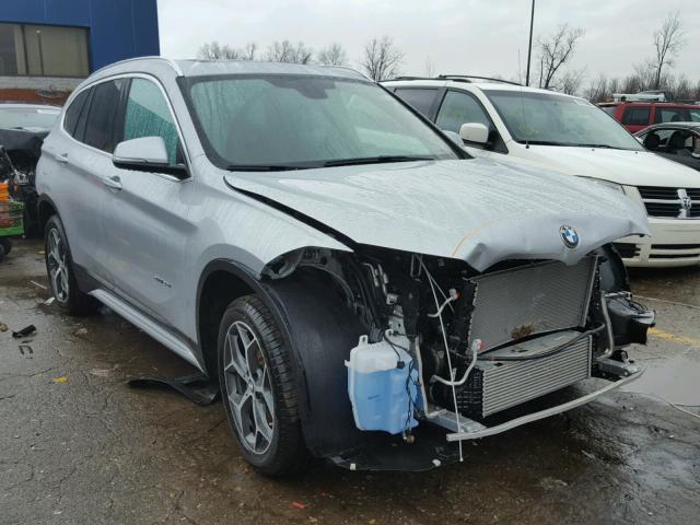 WBXHT3C36H5F73300 - 2017 BMW X1 XDRIVE2 SILVER photo 1