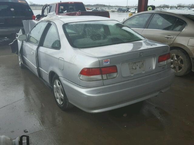 1HGEJ8247YL059639 - 2000 HONDA CIVIC EX 银色 照片 3