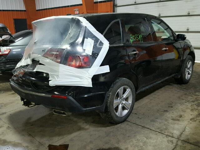 2HNYD2H69CH003937 - 2012 ACURA MDX ADVANC BLACK photo 4