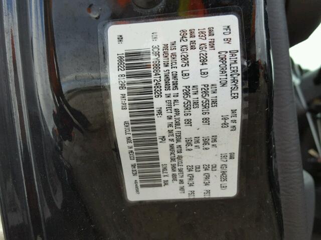 3C8FY68884T248326 - 2004 CHRYSLER PT CRUISER BLACK photo 10