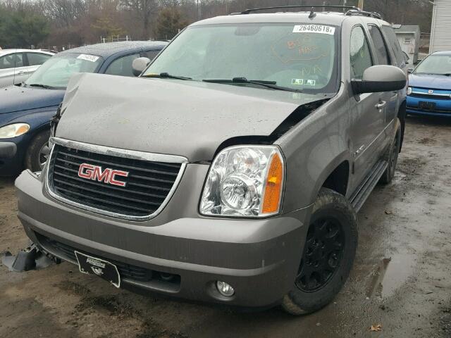 1GKFK13048J198307 - 2008 GMC YUKON GRAY photo 2