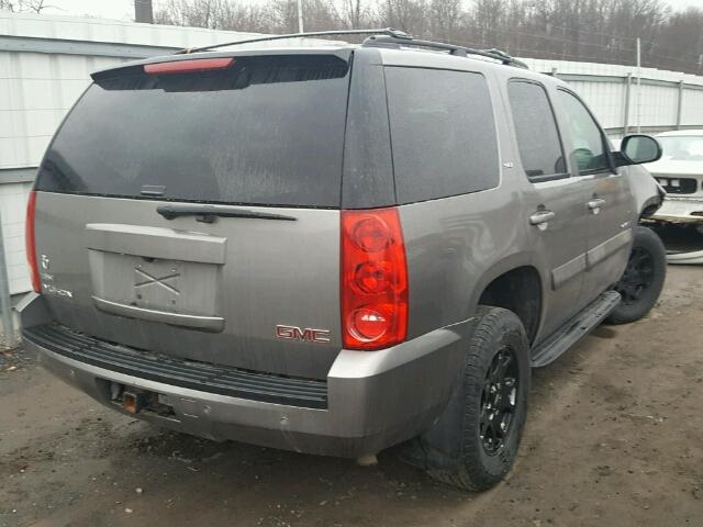 1GKFK13048J198307 - 2008 GMC YUKON GRAY photo 4