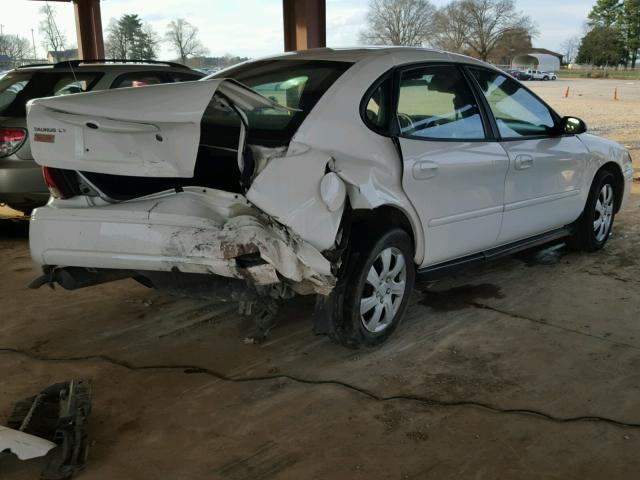 1FAFP52U04A139683 - 2004 FORD TAURUS LX WHITE photo 4