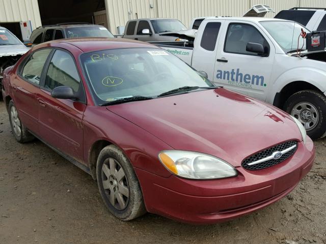 1FAFP52243A278468 - 2003 FORD TAURUS LX MAROON photo 1