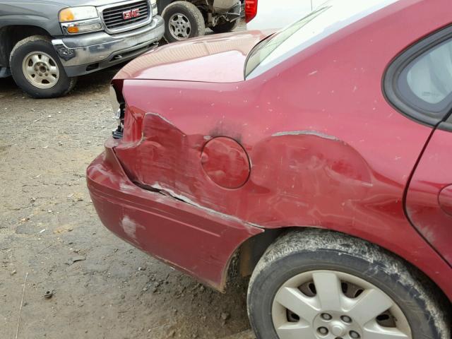 1FAFP52243A278468 - 2003 FORD TAURUS LX MAROON photo 9