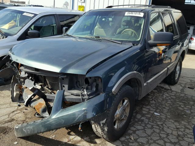 1FMFU18L24LA57884 - 2004 FORD EXPEDITION GREEN photo 2