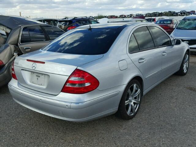 WDBUF56J46A930692 - 2006 MERCEDES-BENZ E 350 SILVER photo 4