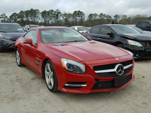 WDDJK7DAXEF026075 - 2014 MERCEDES-BENZ SL 550 RED photo 1