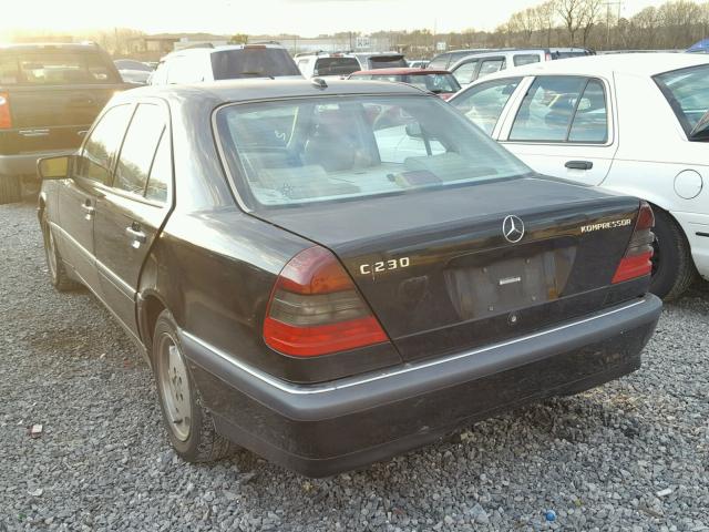 WDBHA24G8YA815487 - 2000 MERCEDES-BENZ C 230 BLACK photo 3