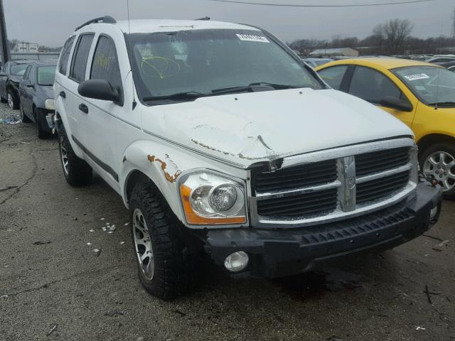 1D4HD48N86F190315 - 2006 DODGE DURANGO SL WHITE photo 1