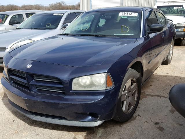 2B3KA43G56H414788 - 2006 DODGE CHARGER SE BLUE photo 2