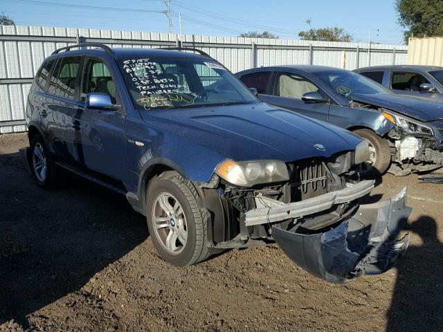 WBXPA93484WA62706 - 2004 BMW X3 3.0I BLUE photo 1