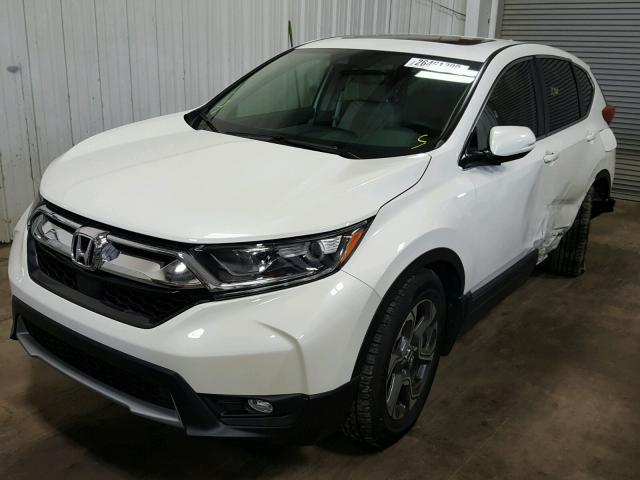 2HKRW1H88HH500069 - 2017 HONDA CR-V EXL WHITE photo 2