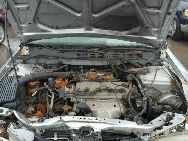 1HGCF86651A048502 - 2001 HONDA ACCORD VAL SILVER photo 7