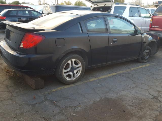 1G8AV12F43Z185242 - 2003 SATURN ION LEVEL BLACK photo 4