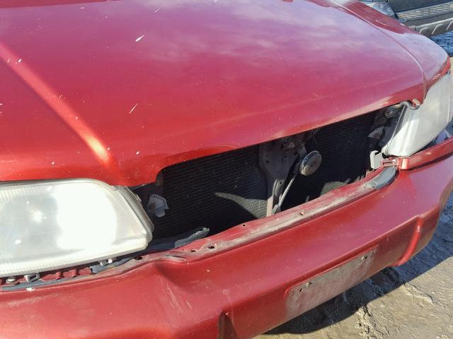 JF1SF65601H704070 - 2001 SUBARU FORESTER S WHITE photo 9