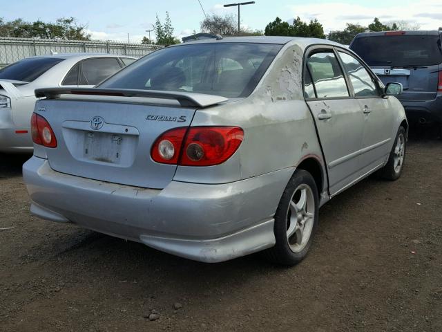 1NXBR32E46Z589740 - 2006 TOYOTA COROLLA CE SILVER photo 4