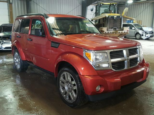 1D8GU58K57W674286 - 2007 DODGE NITRO SLT ORANGE photo 1