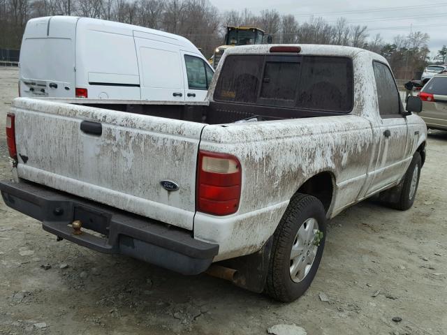 1FTYR10D22PB02282 - 2002 FORD RANGER WHITE photo 4