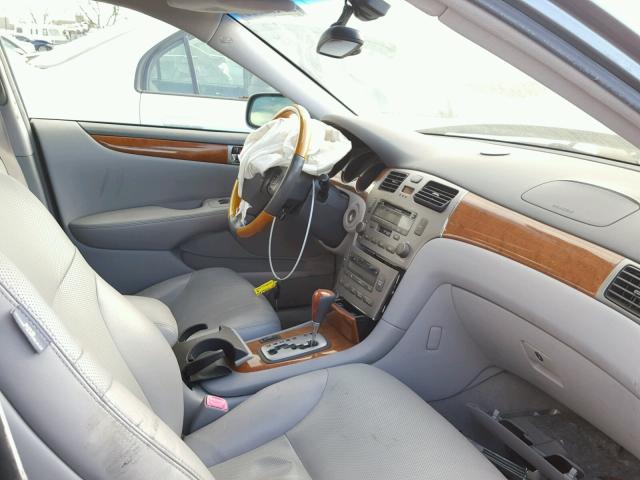 JTHBA30G165146826 - 2006 LEXUS ES 330 GRAY photo 5