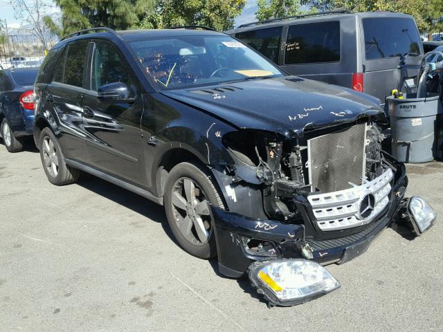 4JGBB5GB0BA625854 - 2011 MERCEDES-BENZ ML 350 BLACK photo 1