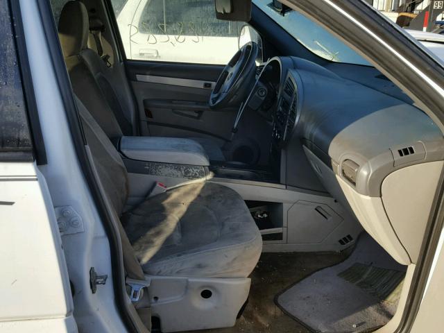 3G5DB03L56S512847 - 2006 BUICK RENDEZVOUS WHITE photo 5