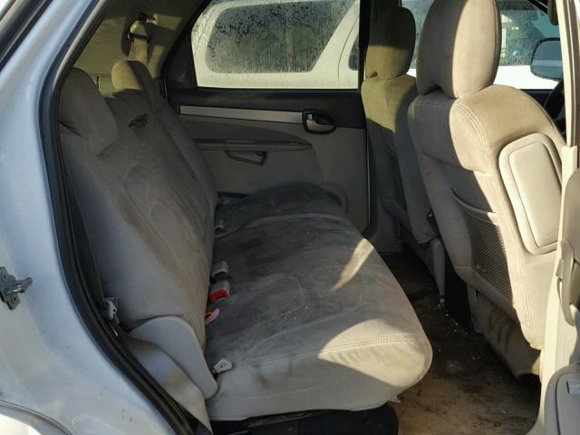 3G5DB03L56S512847 - 2006 BUICK RENDEZVOUS WHITE photo 6