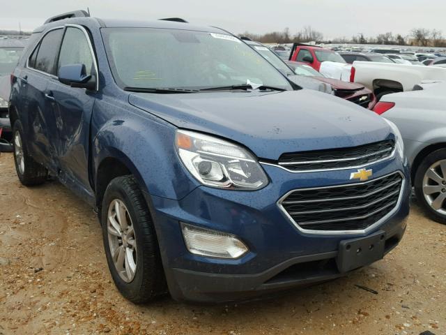 2GNALCEK7G6134312 - 2016 CHEVROLET EQUINOX LT BLUE photo 1