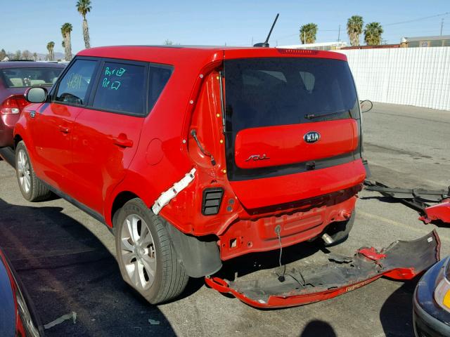 KNDJX3A51G7862821 - 2016 KIA SOUL ! RED photo 3