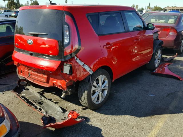 KNDJX3A51G7862821 - 2016 KIA SOUL ! RED photo 4