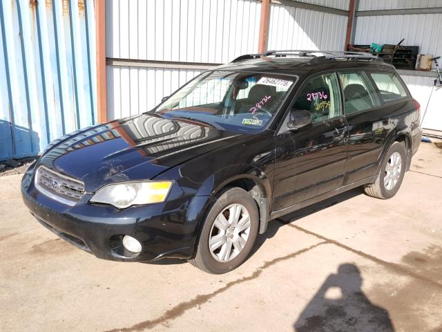 4S4BP62C757303284 - 2005 SUBARU LEGACY OUT BLACK photo 2