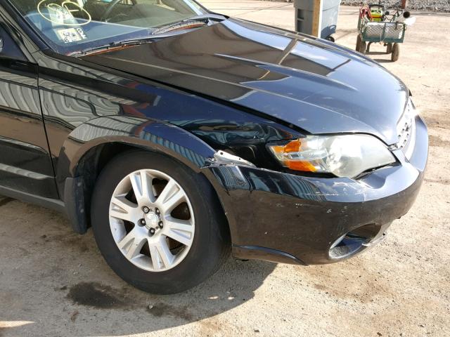 4S4BP62C757303284 - 2005 SUBARU LEGACY OUT BLACK photo 9