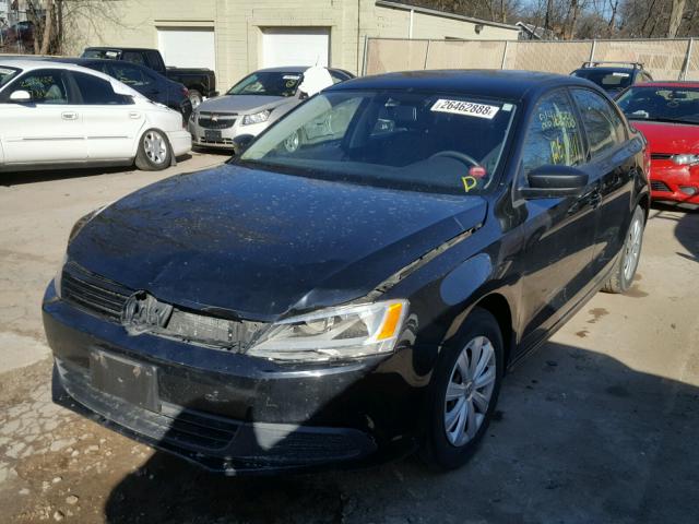 3VW2K7AJ8BM332381 - 2011 VOLKSWAGEN JETTA BASE 黑色 照片 2