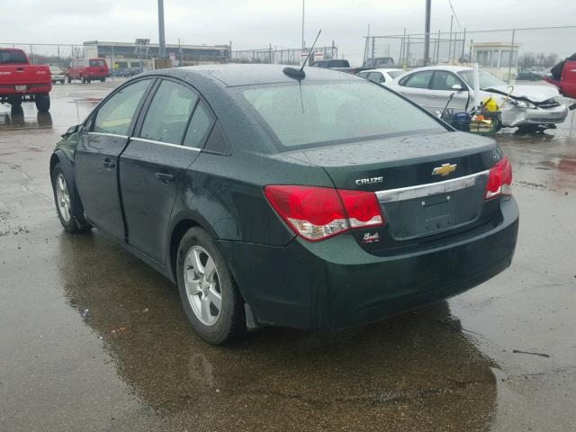 1G1PC5SB9F7199060 - 2015 CHEVROLET CRUZE LT GREEN photo 3