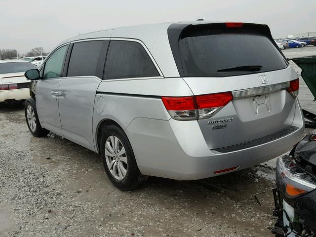 5FNRL5H62FB077242 - 2015 HONDA ODYSSEY EX SILVER photo 3