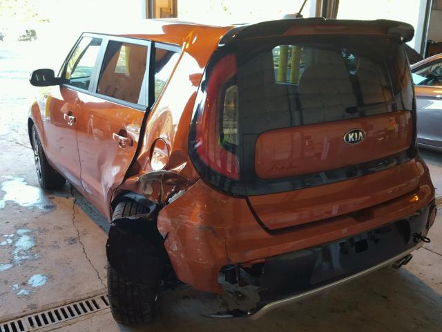 KNDJX3AA0J7567939 - 2018 KIA SOUL ! ORANGE photo 3