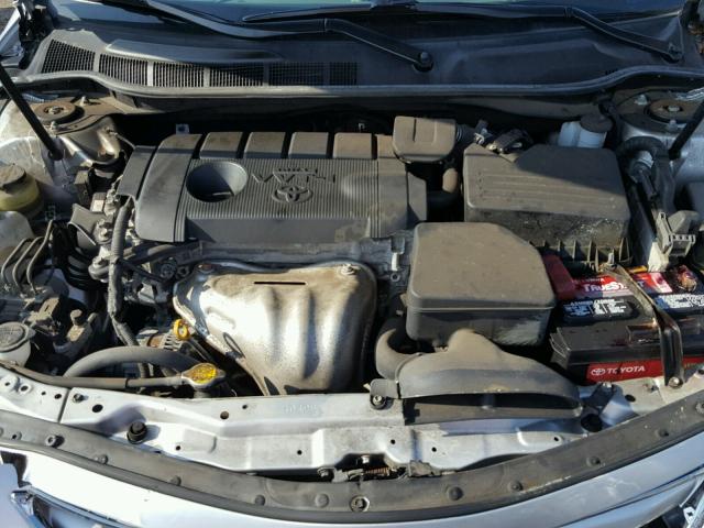 4T1BF3EK7BU184444 - 2011 TOYOTA CAMRY BASE SILVER photo 7