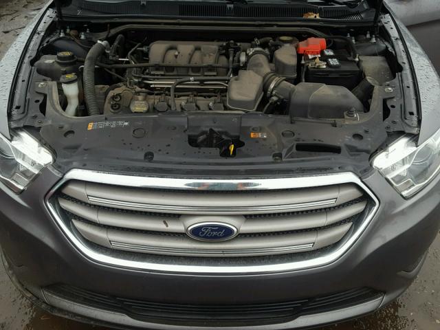 1FAHP2E84EG133907 - 2014 FORD TAURUS SEL GRAY photo 7