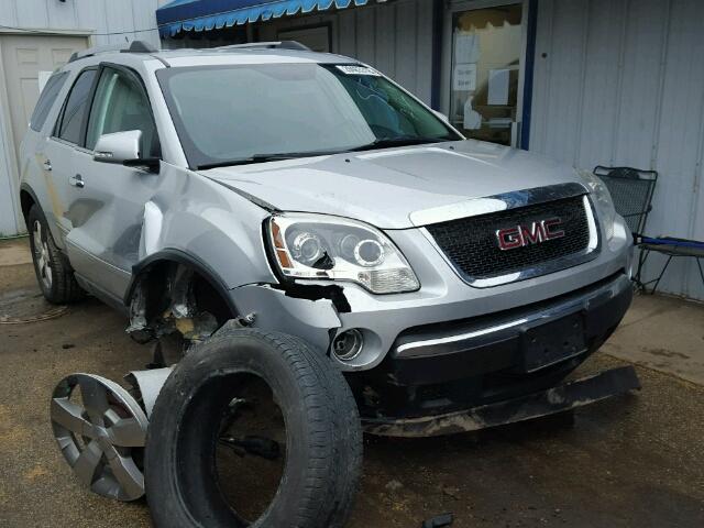 1GKLRMED4AJ184672 - 2010 GMC ACADIA SLT SILVER photo 1