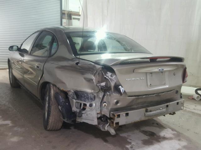 1FAFP53U76A200349 - 2006 FORD TAURUS SE TAN photo 3