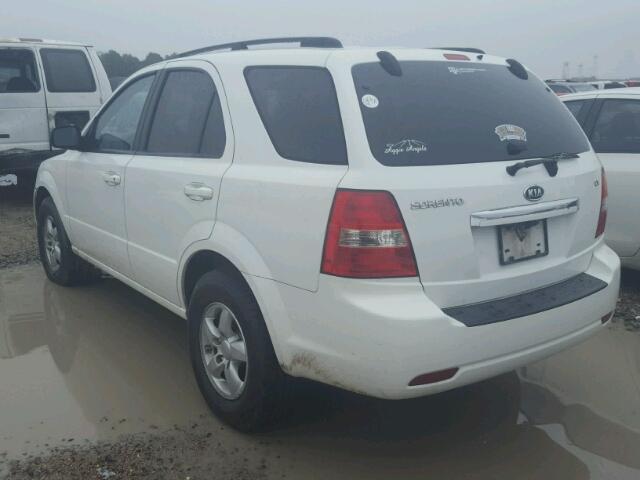 KNDJD735585771478 - 2008 KIA SORENTO EX WHITE photo 3