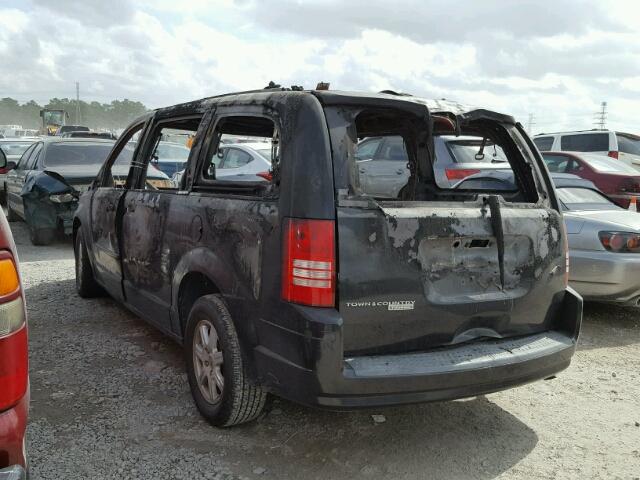 2A8HR54P18R823947 - 2008 CHRYSLER TOWN & COU BURN photo 3