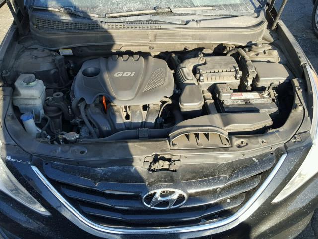 5NPEB4AC9BH078394 - 2011 HYUNDAI SONATA GLS BLACK photo 7