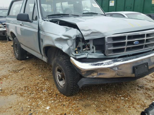 1FMEU15N5TLB80997 - 1996 FORD BRONCO U10 BLUE photo 9