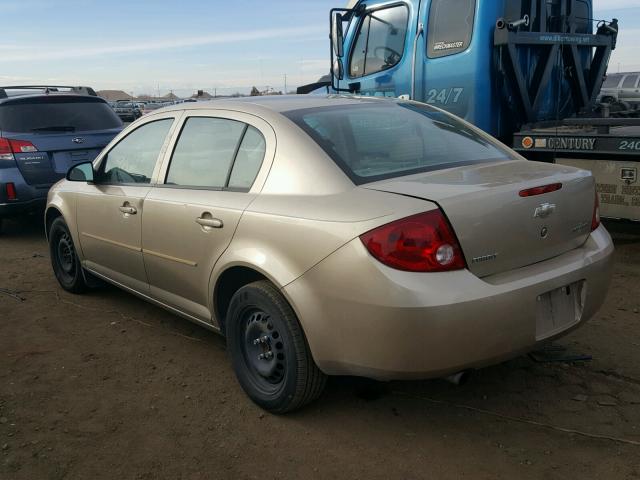 1G1AK52F457504104 - 2005 CHEVROLET COBALT GOLD photo 3