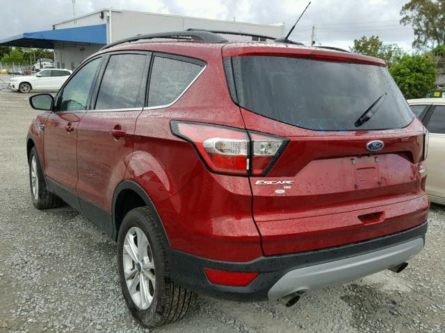 1FMCU9GD7HUF00624 - 2017 FORD ESCAPE SE RED photo 3